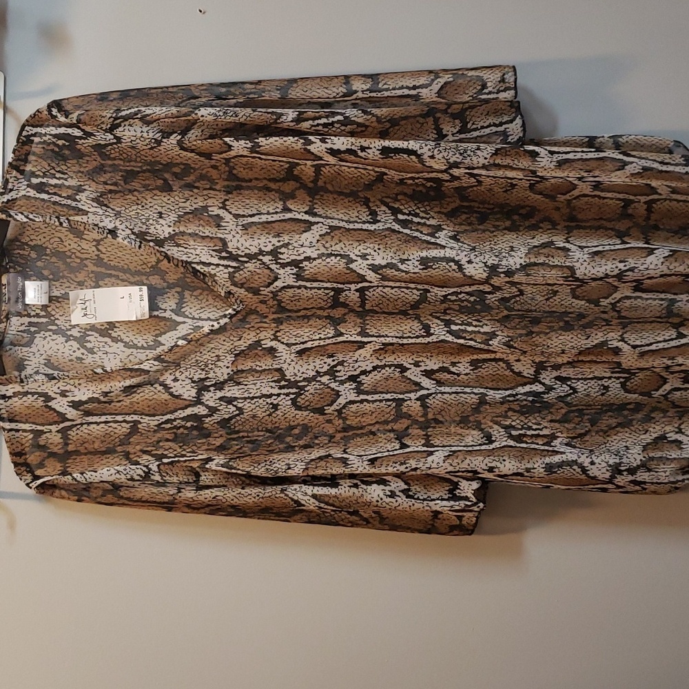 Jordan Taylor NWT Snakeskin Print Beach Cover-up